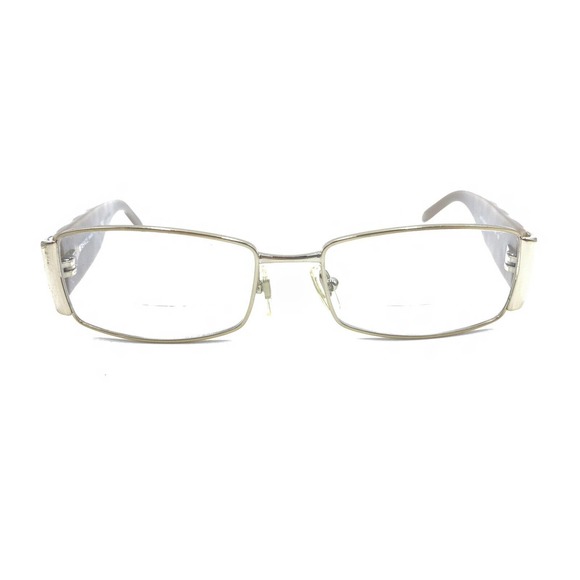 Versace MOD. 1153-B 1221 Gold Beige Rectangle Eyeglasses Frames 51-16 135 Italy - Picture 6 of 12